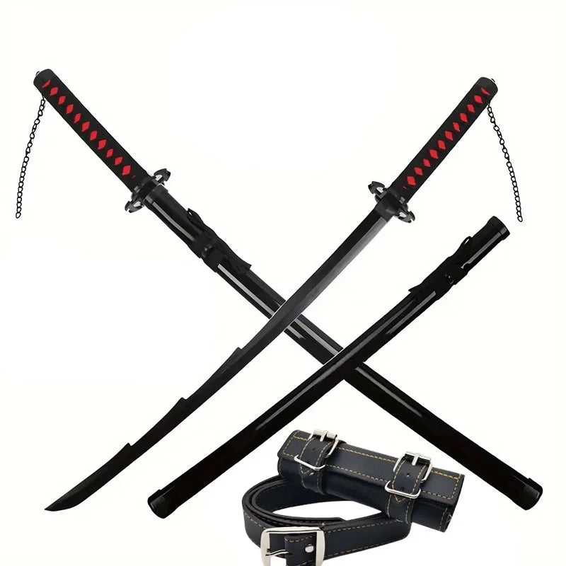 Fashion Cosplay Sword Holder Belt, Pu Leather Anime Sword Belt Accessories Samurai Costume Cosplay Accessories