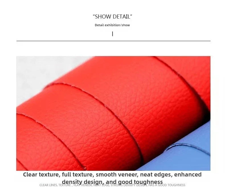PU Artificial Faux Leather Self-adhesive Fabric for Upholstery Interior Car Seats Patches Bags Furniture Leatherette Fabrics