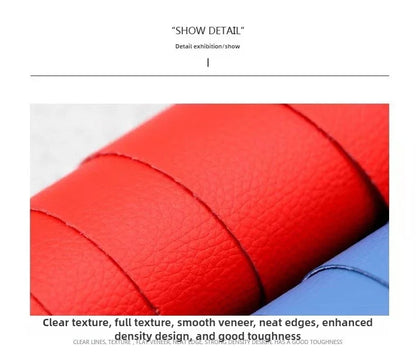 PU Artificial Faux Leather Self-adhesive Fabric for Upholstery Interior Car Seats Patches Bags Furniture Leatherette Fabrics