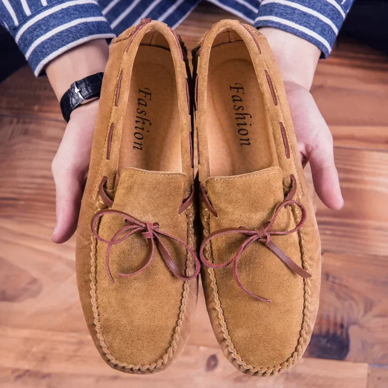 2023 Leather Men Casual Shoes Luxury Brand comfortable Slip on Formal Loafers Men Moccasins Italian Soft Male Driving Shoes