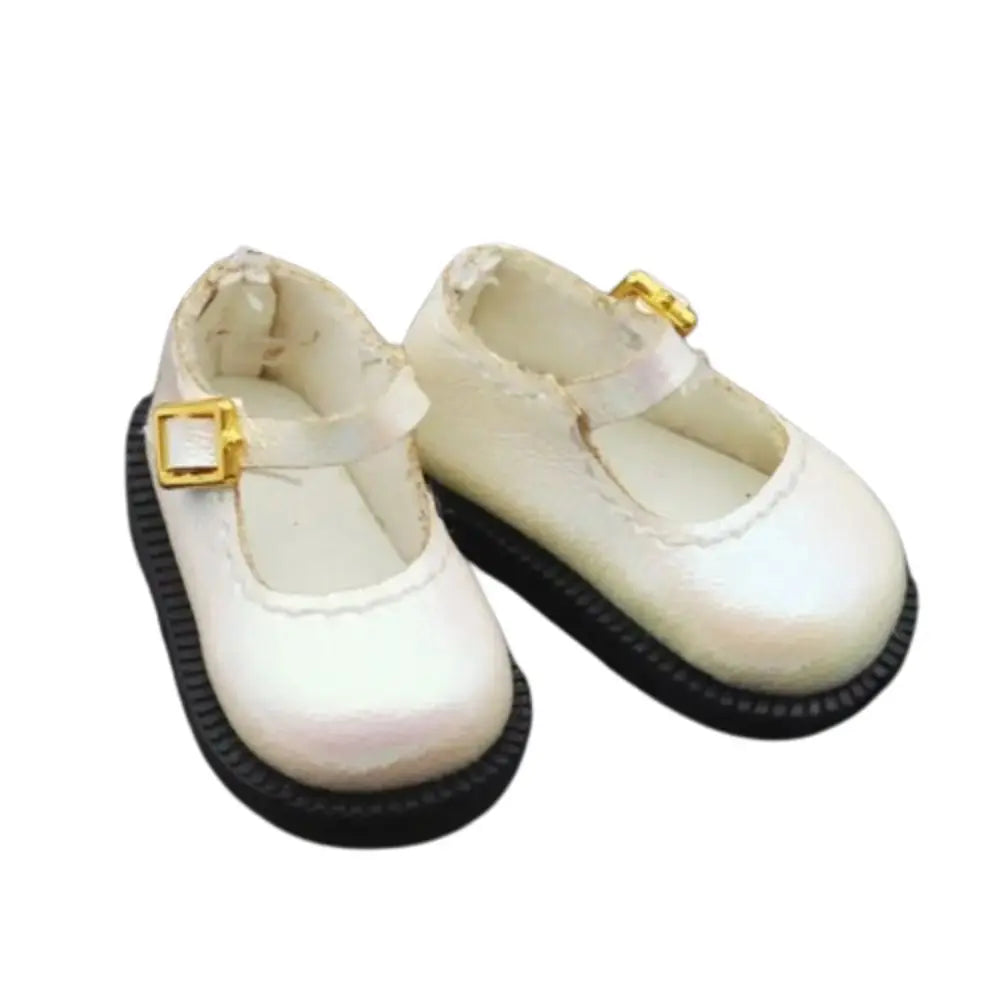 Accessories PU Leather 10cm Cotton Shoes Shoes Lightweight PU Leather Shoes 1 Pair Cute Leather Boots Clay