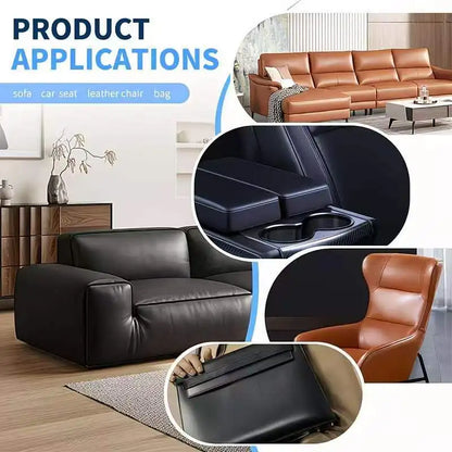 DIY Self-Adhesive Faux Leather Repair Patch for Car Seat Sofa Upholstery, Furniture Refurbish Stickers