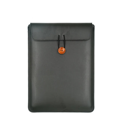 Ultra Lightweight And Soft PU Leather Retro 13/14/15/16 Inch Laptop Bag With Non-magnetic Buttons Suitable For MacBook Air Pro