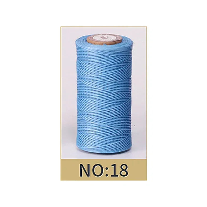 50M 0.8Mm Thickness Waxed Thread For Leather Waxed Cord For Diy Handicraft Tool Hand Stitching Thread Flat Waxed Sewing Line