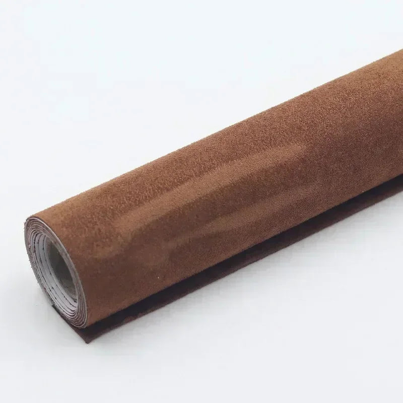 0.7mm Self Adhesive Suede Fabric Faux Leather Velvet Cloth for DIY Decor Interior Renovate Car Roofing Fabric Repair Sticker