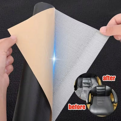 Leather Sticker Self-Adhesive Artificial Leather Patch Can Be Cut Wear-Resistant Waterproof Sofa Car Seat Leather Repair Sticker