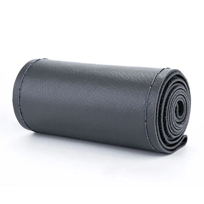 DIY Soft Fiber Leather Steering Wheel Covers Universal braid Car steering-wheel With Needles And Thread Interior accessories