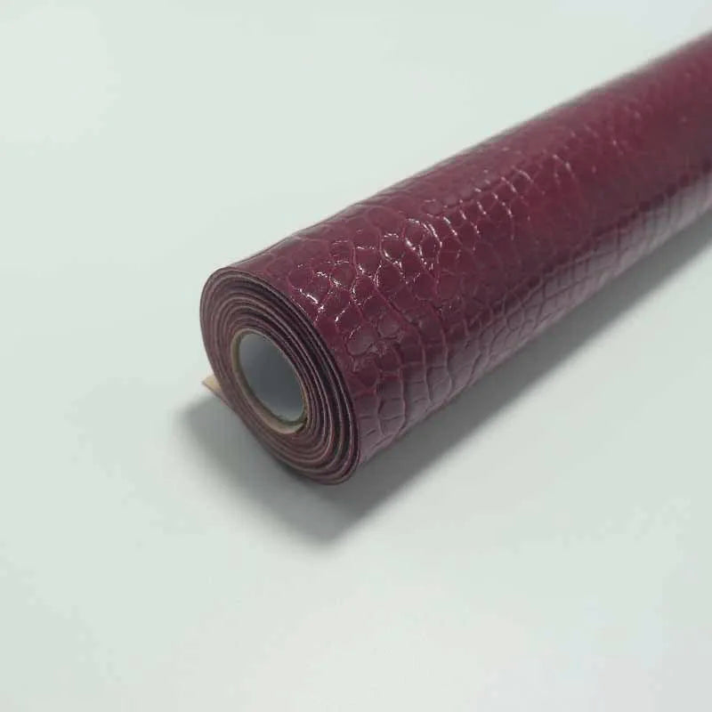30×135cm Embossed Crocodile Pattern Faux Leather for Decorative Covering Bookbinding Wallet Making Handicrafts DIY Art Projects