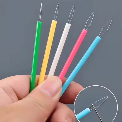5/10pcs Colorful Threaders - Threading Tool, DIY Sewing Accessories, Easy Needle Threader for Beading and Elderly Assistance