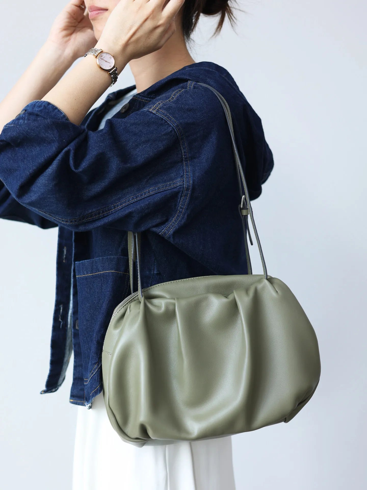 Women Luxury Genuine Leather Handbag Soft Elegant Single Shoulder Bags Suitable For Daily Usage