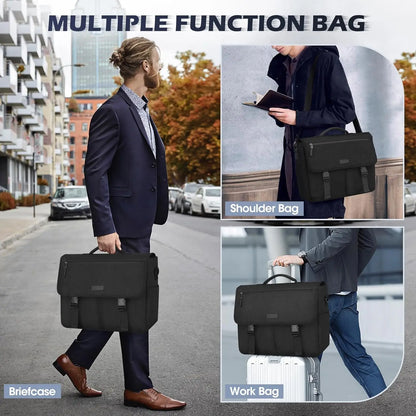 Laptop Briefcases for Men 15.6 Inch Laptop Bag Water resistant Computer Bag Lightweight Shoulder Satchel Bags