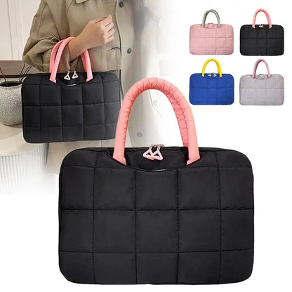 Portable Shockproof Laptop Handbag Nylon Waterproof Notebook Bag Soft Case Notebook Case