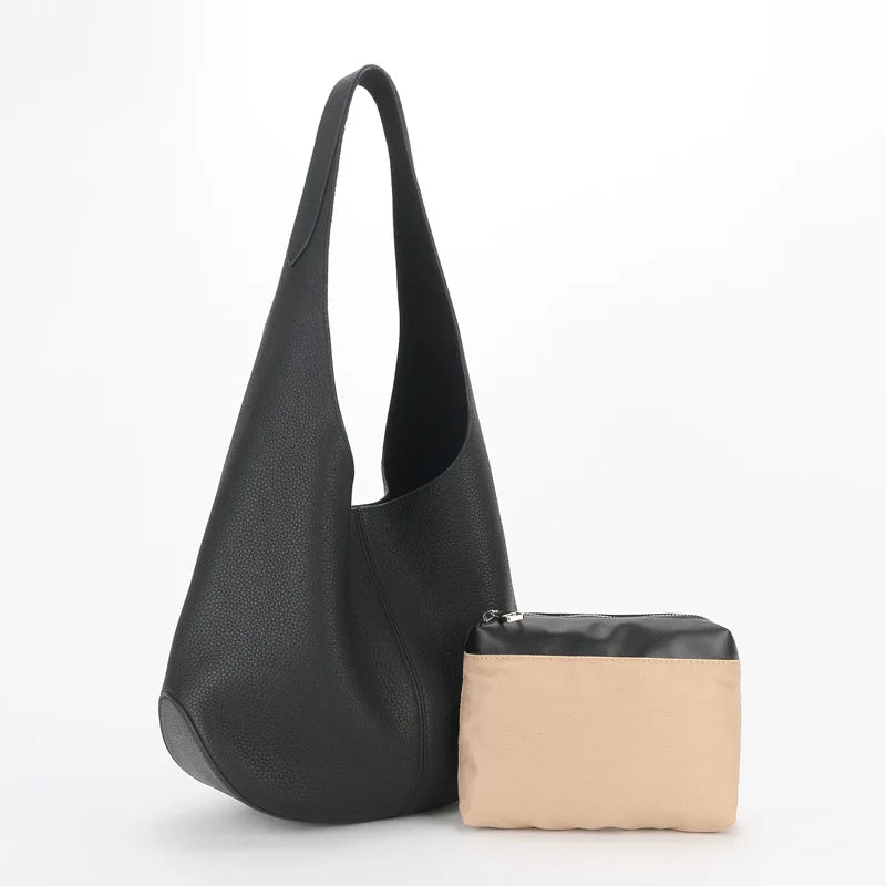 Designer Women Bag Genuine Leather Handbags High Quality Cowhide Hobo Bag Fashion Ladies Shoulder Bag