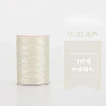Hand High Quality Durable 0.35/0.45/0.55mm Leather Waxed Flat Wax Thread Cord For DIY Handicraft Tool Stitching Thread