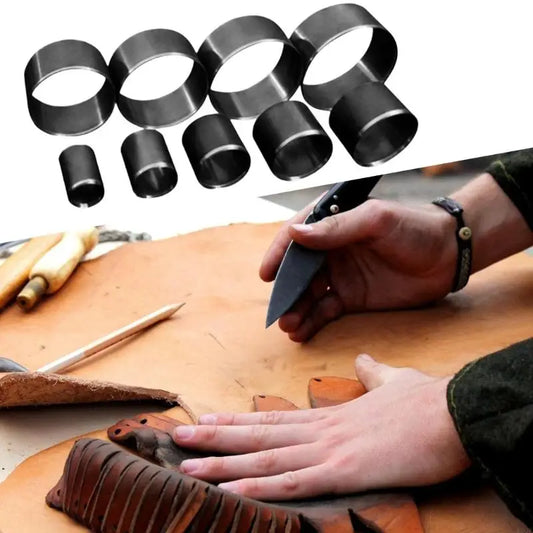 Leather Artistics Tool Collection With Cutting Tool and Ergonomic Designs for Extended Use Comfortable B03E