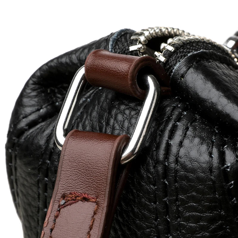 Women Genuine Leather Handbags Designer Fashion Daily Use Purse Female Shoulder bags Luxury Brand Cowhide Ladies Messenger Bags
