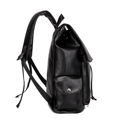 Fashion Luxury Brand Leather Men Backpack Business Male Laptop Bag Daypacks Large Capacity Travel College School Bag Rucksack