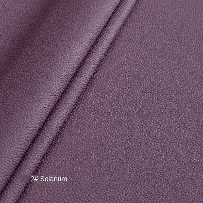Litchi Textured PU Leather Fabric Thickened for Sofa Car Seats Designer Handmade Diy Sewing Material Cloth By The Meter