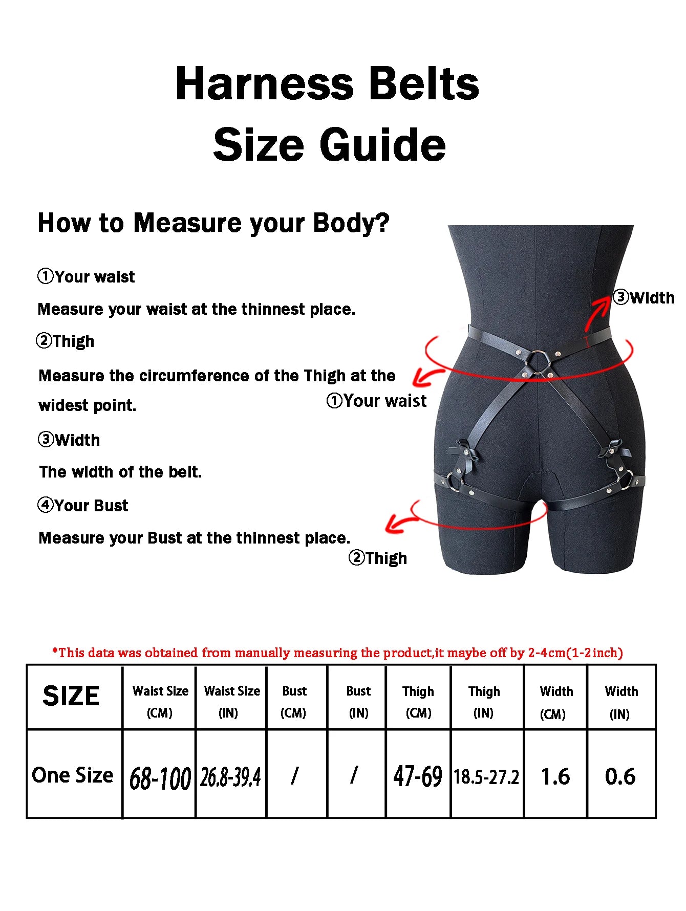 Women PU Leather Leg Harness Decoration Fashion Punk Waist to Leg Belt Caged Thigh Garter Belt Straps Goth Clothing Accessories