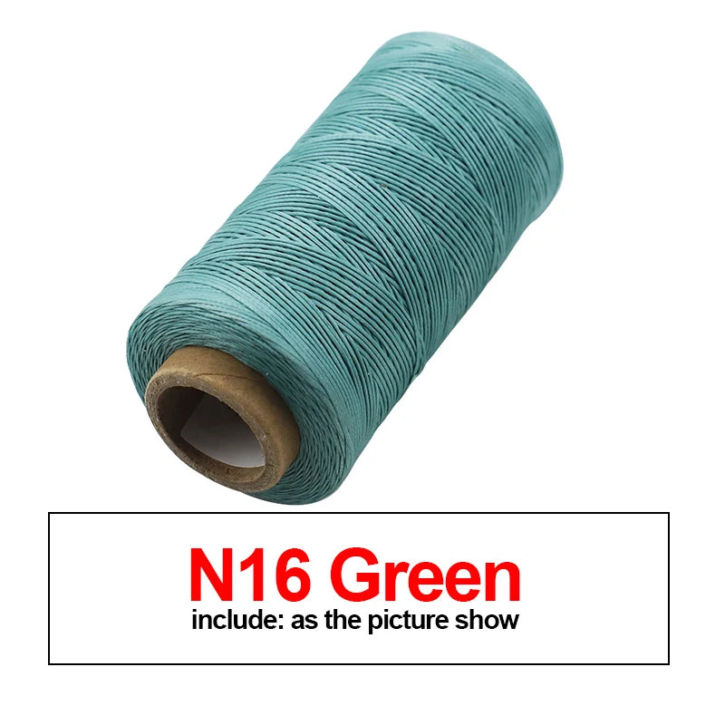 260M 150D Thickness Waxed Thread For Leather Waxed Cord For Diy Handicraft Tool Hand Stitching Thread Flat Waxed Sewing Line