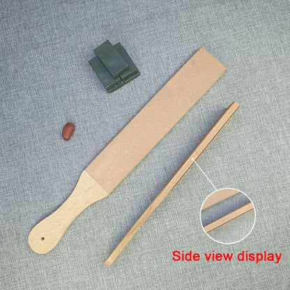 Leather for Knife Sharpening with Polishing Compound - Double Sided Stropping Leather : Knife for Wood Carving and Woodworking.