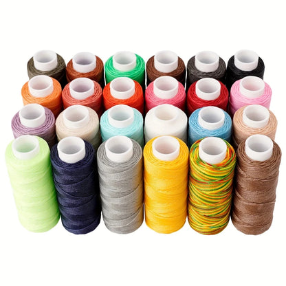 1pc Round Wax Thread 50 M 0.45mm Wax Rope Diy Handmade Material Leather Sewing Thread Polyester Wax Thread