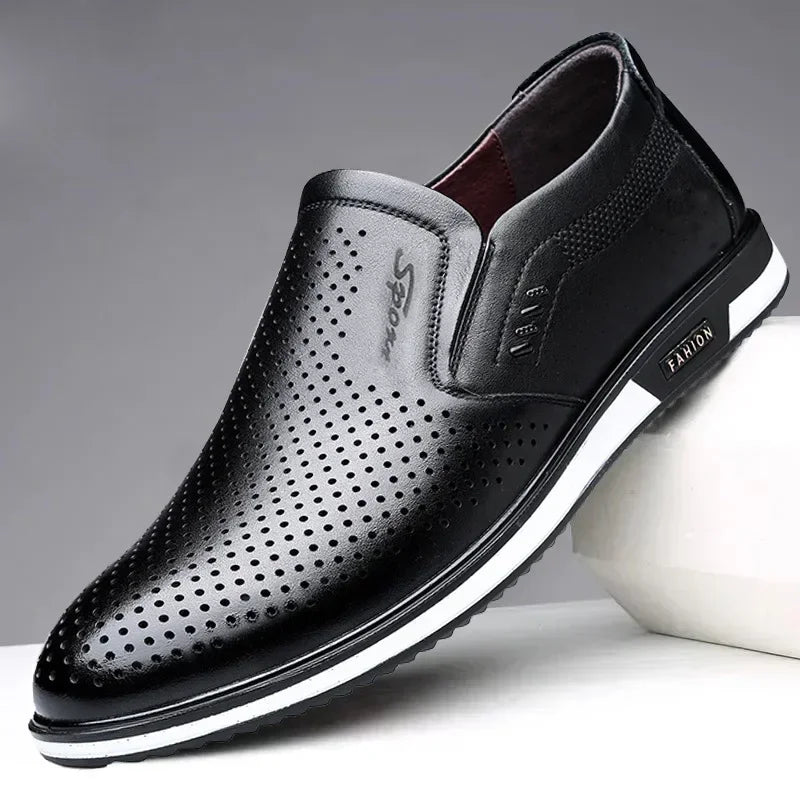 Leather Shoes for Men Designer Loafers High Quality Adult Moccasins Men Driving Shoes Male Footwear Men's Formal Shoes