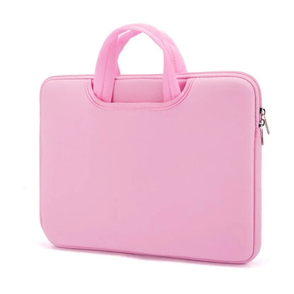 With Handle Portable Laptop Bags Lightweight Waterproof Laptop Case Soft Material Dual Zipper Notebook Sleeve Travel